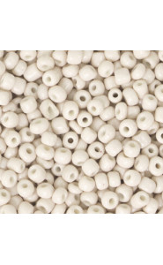 Glas rocailles kralen 8/0 (3mm) Navajo white